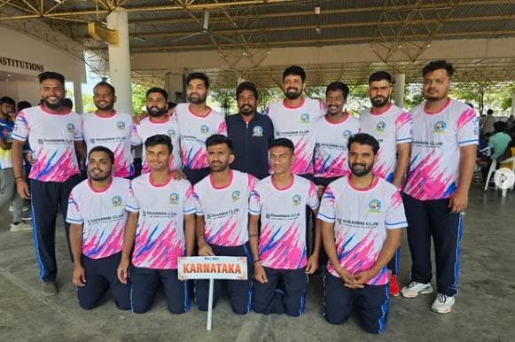 Karnataka Mens Senior Team, 21st Senior National Roll Ball Championship-2025 Thruchirappalli, Tamil Nadu